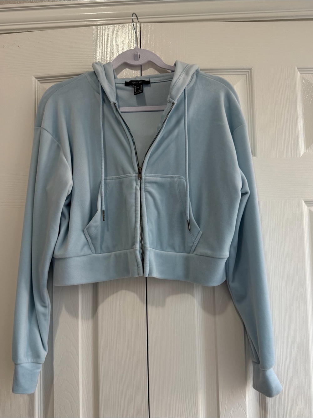 Forever 21 Baby Blue tracksuit